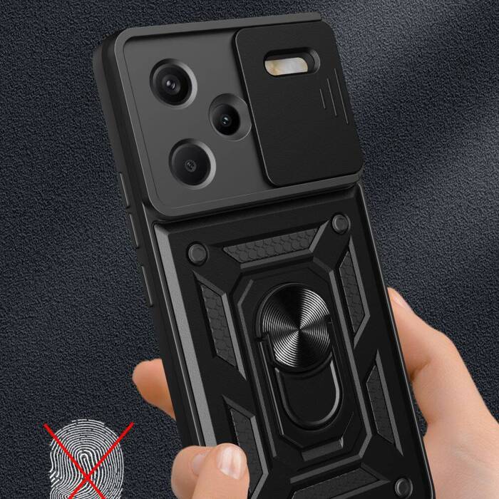 Etui Tech-protect Camshield Pro Xiaomi Redmi Note 13 Pro+ Plus 5g Black