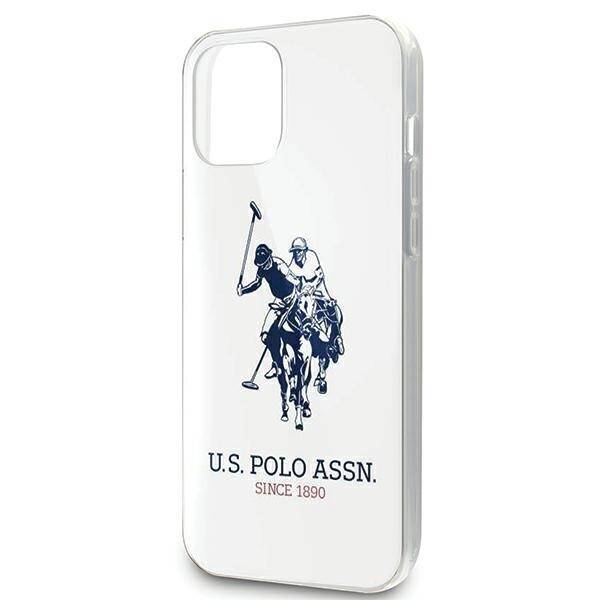 Etui US POLO Apple iPhone 12 12 Pro Shiny Big Logo USHCP12MTPUHRWH Biały Case