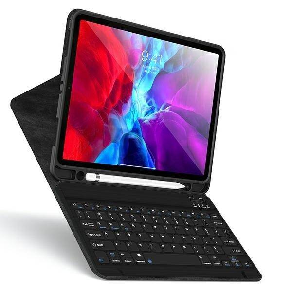 Etui Z Klawiaturą USAMS Apple iPad Air 10.9 Winro Czarny Case