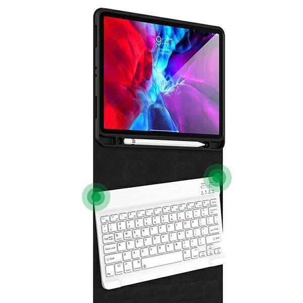 Etui Z Klawiaturą USAMS Apple iPad Air 10.9 Winro Czarny Case