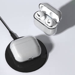 Etui do AirPods 3 sztywny mocny pokrowiec na słuchawki przezroczysty (case A)