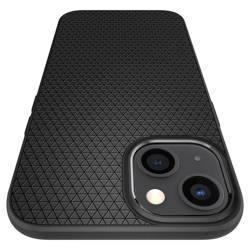 Etui iPhone 13 Spigen Liquid Air Matte Black Case + Szkło Hartowane Full Cover Spigen