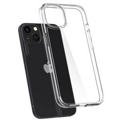 Etui iPhone 13 Spigen Ultra Hybrid Crystal Przezroczyste Clear Case + Szkło Hartowane Full Cover Spigen