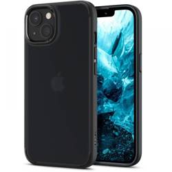 Etui iPhone 13 Spigen Ultra Hybrid Matte Frost Black Case + Szkło Hartowane Spigen Glas.tr Slim