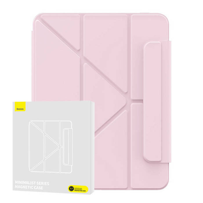 Etui magnetyczne Baseus Minimalist do iPad 10.2″ (2019 / 2020 / 2021) (baby pink)