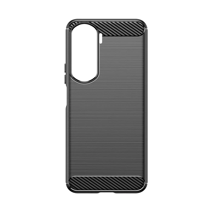 Etui silikonowe Carbon Case do Honor 90 Lite - czarne