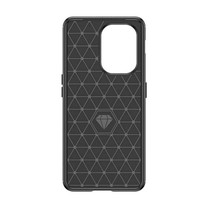 Etui silikonowe Carbon Case do OnePlus Ace 2V/OnePlus Nord 3 - czarne