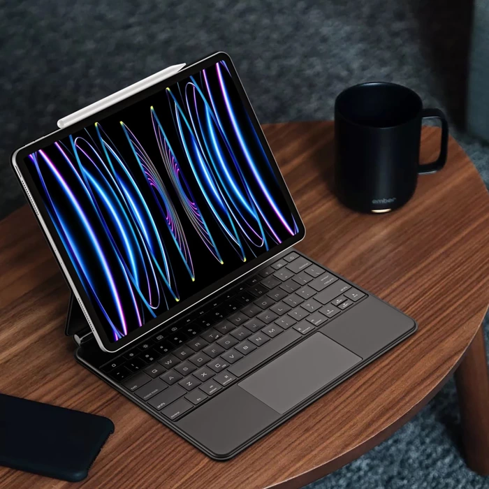 Etui z klawiaturą Bluetooth Dux Ducis (Seria MK) do Apple iPad Pro 12.9 (2020/2021/2022) - czarne