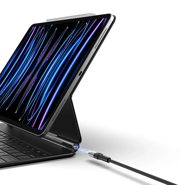 Etui z klawiaturą Bluetooth Dux Ducis (Seria MK) do Apple iPad Pro 12.9 (2020/2021/2022) - czarne