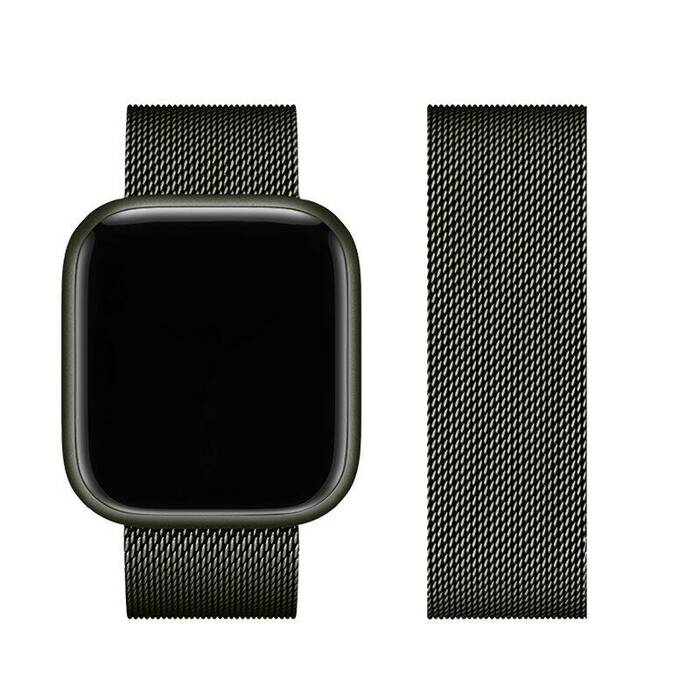 FORCELL F-DESIGN FA03 pasek do APPLE Watch 42 / 44 / 45 / 49 mm zielony