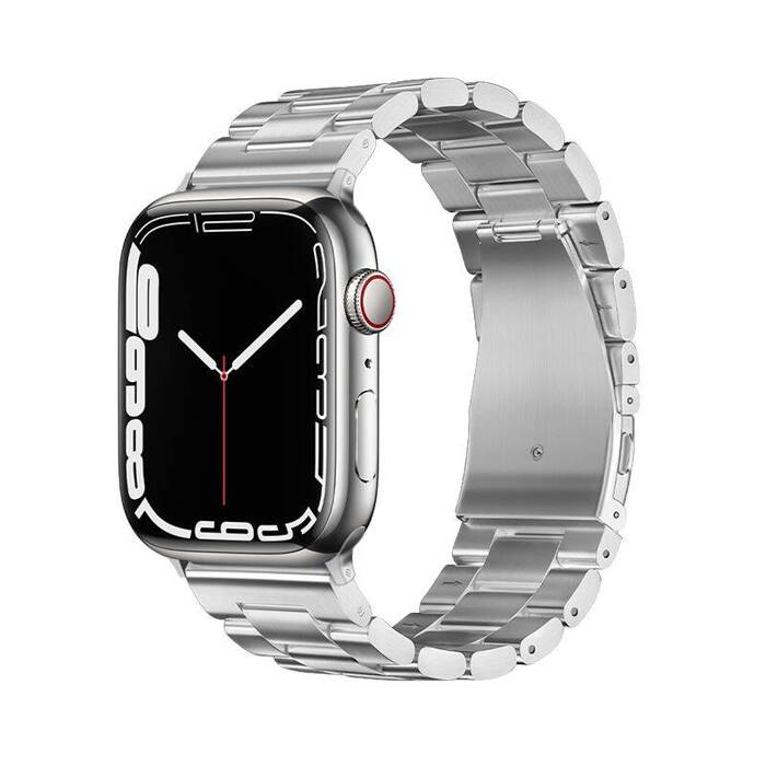 FORCELL F-DESIGN FA10 pasek do APPLE Watch 38 / 40 / 41 mm srebrny