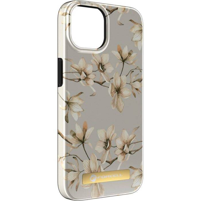 FORCELL F-PROTECT Mirage futerał kompatybilny z MagSafe do IPHONE 15 Pro Max spring flowers