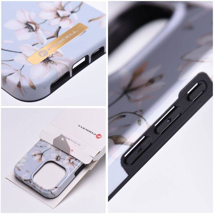 FORCELL F-PROTECT Mirage futerał kompatybilny z MagSafe do IPHONE 15 Pro Max spring flowers