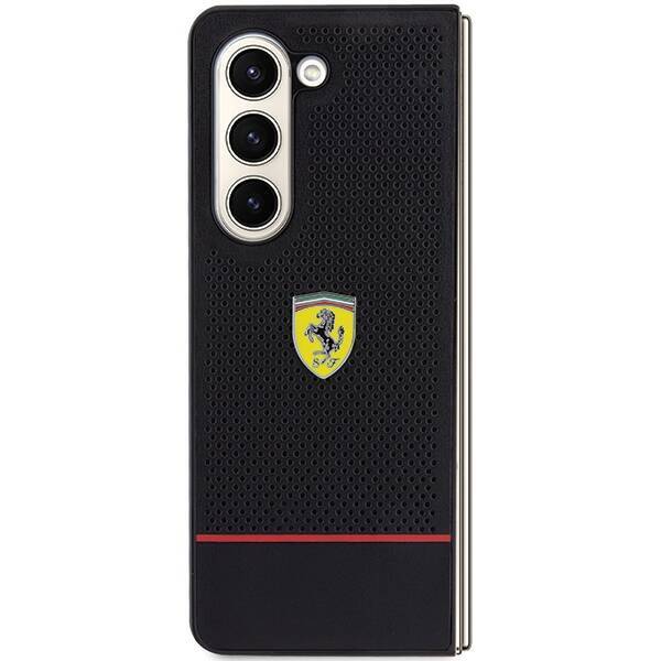 Ferrari FEHCZFD5PSEK Z Fold 5 F946 czarny/black hardcase Perforated Line