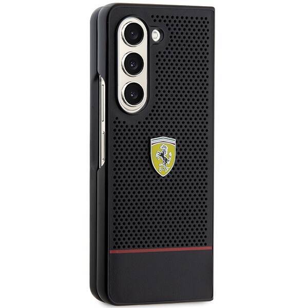 Ferrari FEHCZFD5PSEK Z Fold 5 F946 czarny/black hardcase Perforated Line