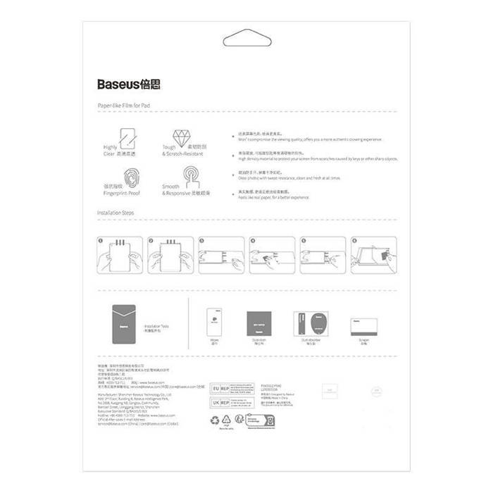 Folia na ekran  Baseus Paperfeel do iPad mini6 8.3″, Clear