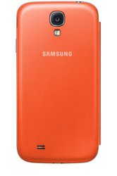 Futerał SAMSUNG Galaxy S4 SIV I9500 I9505 Pokrowiec Flip Etui EF-FI950BOEST1 Orange Pomarańczowy