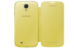 Futerał SAMSUNG Galaxy S4 SIV I9500 I9505 Pokrowiec Flip Etui EF-FI950BYESTA Yellow Żółty