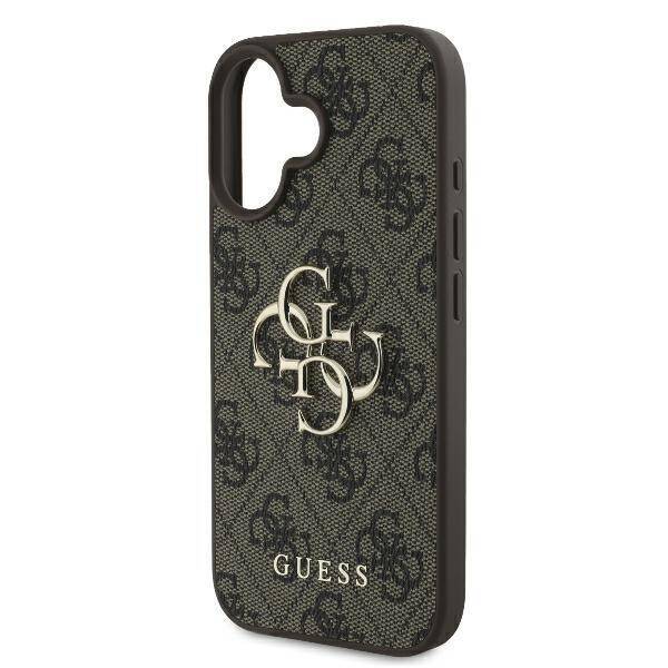 Guess GUHCP16S4GMGBR iPhone 16 6.1" brązowy/brown hardcase 4G Big Logo