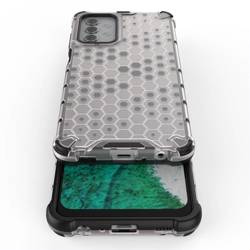 Honeycomb etui pancerny pokrowiec z żelową ramką Samsung Galaxy A32 5G czarny