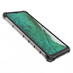 Honeycomb etui pancerny pokrowiec z żelową ramką Samsung Galaxy A32 5G czarny