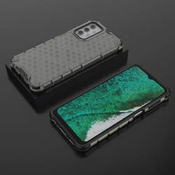 Honeycomb etui pancerny pokrowiec z żelową ramką Samsung Galaxy A32 5G czarny