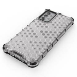 Honeycomb etui pancerny pokrowiec z żelową ramką Samsung Galaxy A32 5G czarny