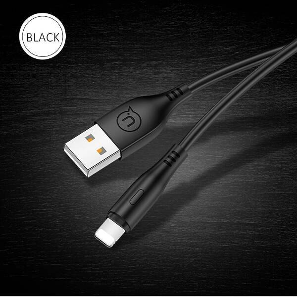 Kabel USAMS Lightning 2A Fast Charge 1m Czarny