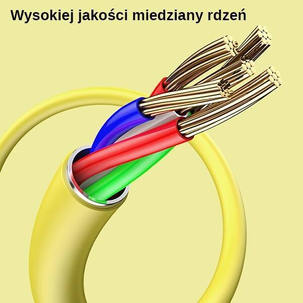 Kabel USAMS Lightning Fast Charge 1m Biały