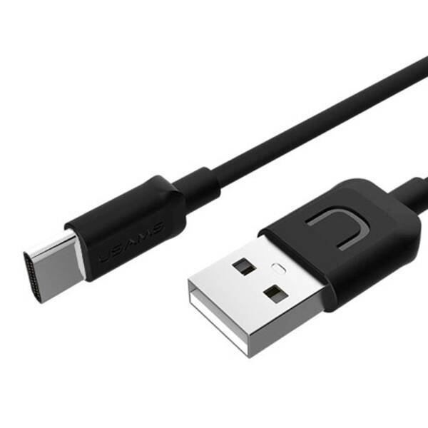 Kabel USAMS U-Turn USB-C 2A 1m Czarny