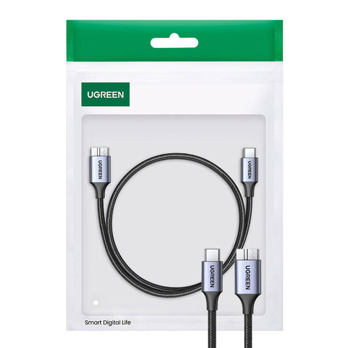 Kabel USB-C do Micro USB UGREEN 15233, 2m (gwiezdna szarość)