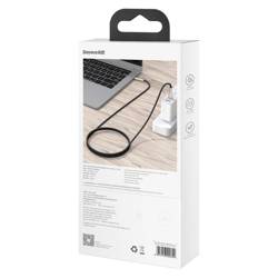 Kabel USB-C do USB-C Baseus Cafule, 100W, 1m (czarny)