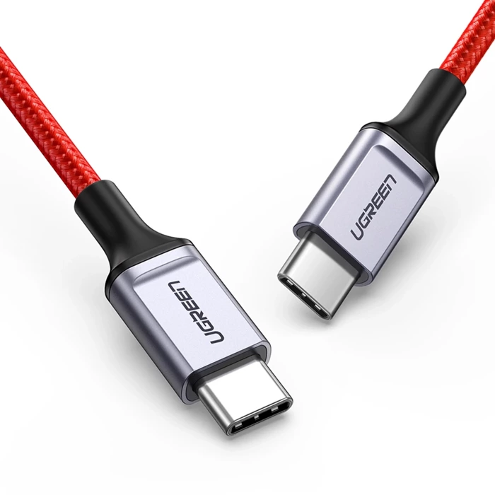 Kabel Ugreen US294 USB-C 2.0 / USB-C 2.0 3A - czerwony