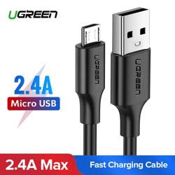 Kabel micro USB UGREEN QC 3.0 2.4A 1.5m (czarny)