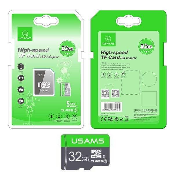 Karta Pamięci USAMS 32GB 10C + Adapter