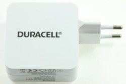 ŁADOWARKA Sieciowa Duracell 2X2.4A BIAŁA DWA USB