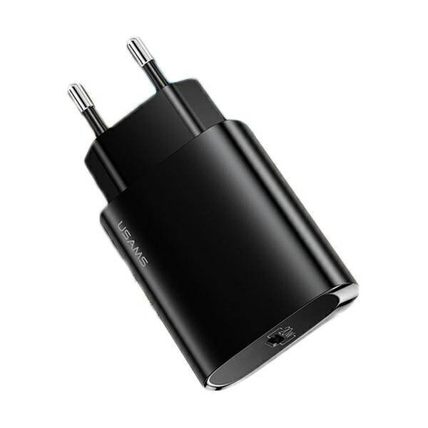 Ładowarka Sieciowa USAMS 1XUSB-C 20W PD3.0 Fast Charging US-CC131 Czarny