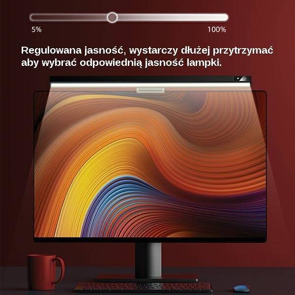 Lampka LED USAMS Na Monitor Usual Series ZB179PMD01 US-ZB179 Czarny