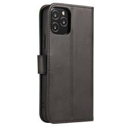 Magnet Case elegancki futerał etui pokrowiec z klapką i funkcją podstawki Samsung Galaxy A32 5G czarny