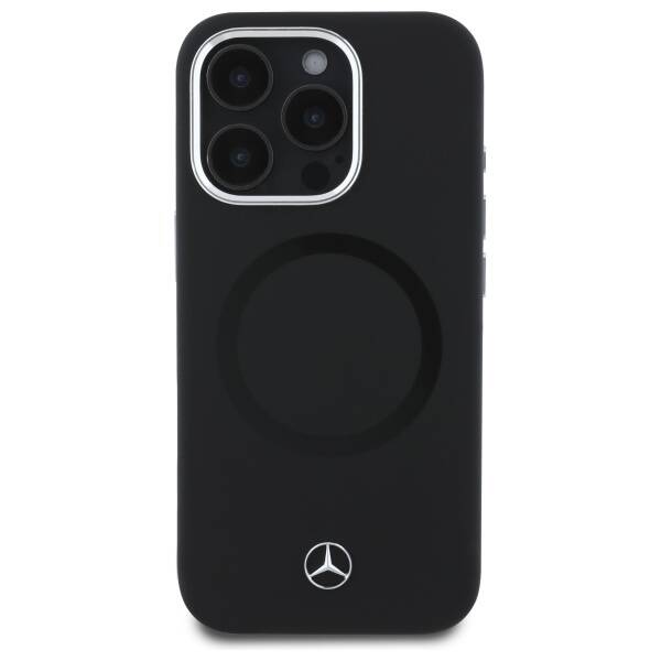 Mercedes MEHMP16L23SUTTK iPhone 16 Pro    6.3" czarny/black hardcase Silicone Tonal Logo MagSafe