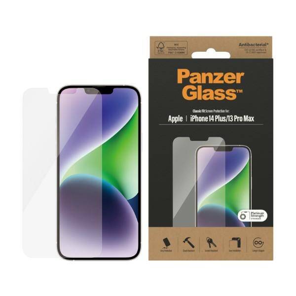 PanzerGlass Classic Fit iPhone 14 Plus / 13 Pro Max 6,7" Screen Protection Antibacterial 2769