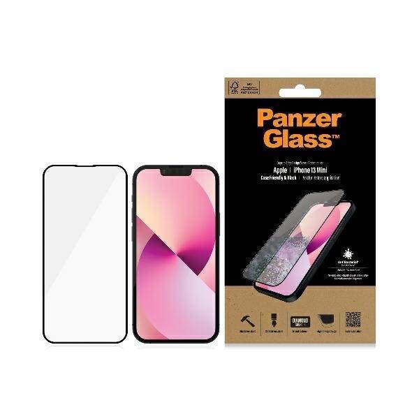 PanzerGlass E2E Microfracture iPhone 13 Mini 5,4" Case Friendly AntiBacterial czarny/black Pro2744