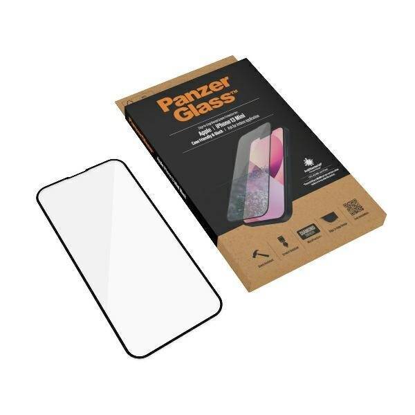 PanzerGlass E2E Microfracture iPhone 13 Mini 5,4" Case Friendly AntiBacterial czarny/black Pro2744