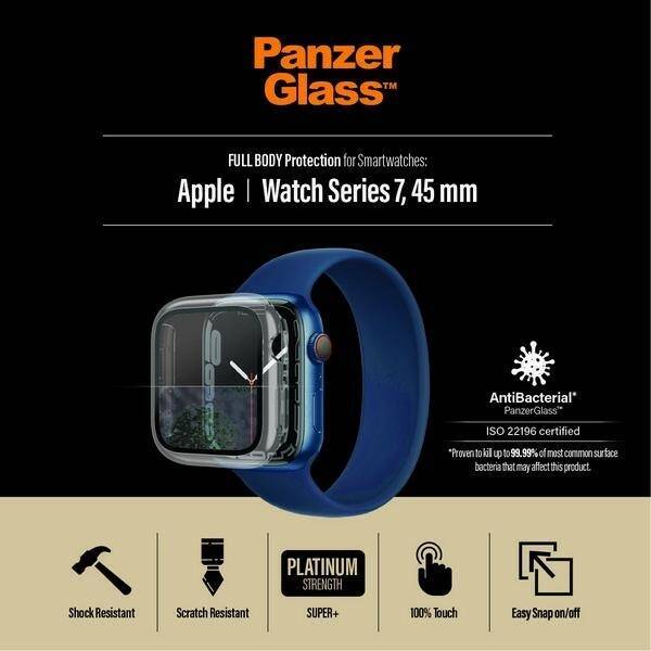 PanzerGlass Full Body Apple Watch 7 45mm transparent AB 3659