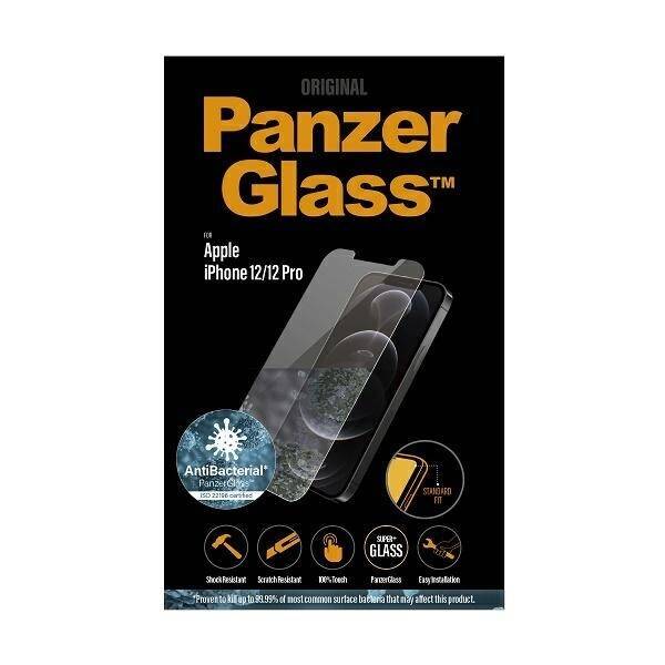 PanzerGlass Standard Super+ iPhone 12/12 Pro Antibacterial