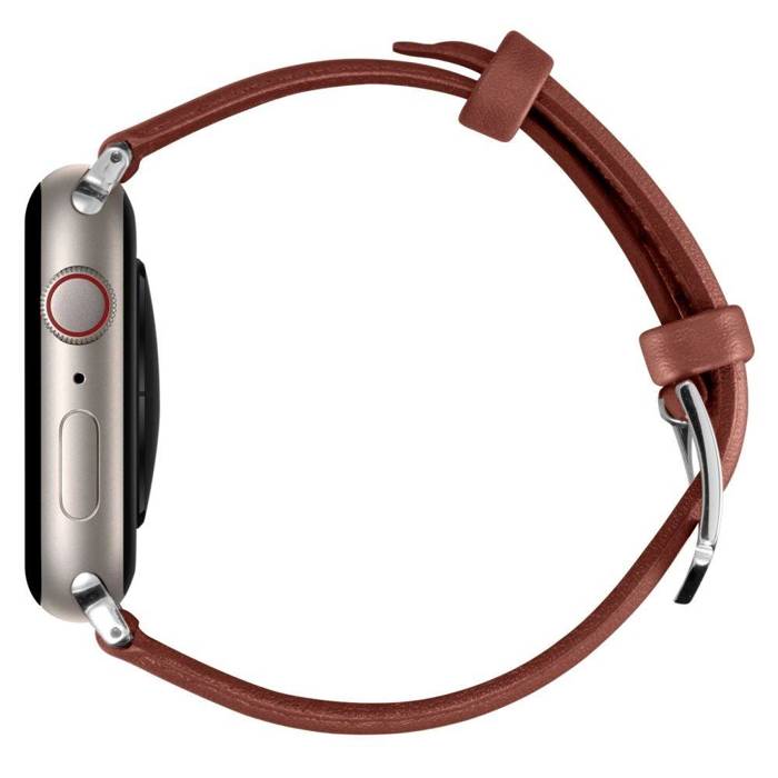 Pasek Spigen Cyrill Kajuk Apple Watch 9 8 7 SE 2022 38mm 40mm 41mm Chestnut