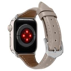 Pasek Spigen Cyrill Kajuk Apple Watch 9 8 7 SE 2022 38mm 40mm 41mm Cream