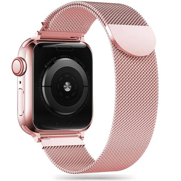 Pasek TECH-PROTECT Milaneseband Apple Watch 1/2/3/4 (38/40 Mm) Rose Gold Różowy