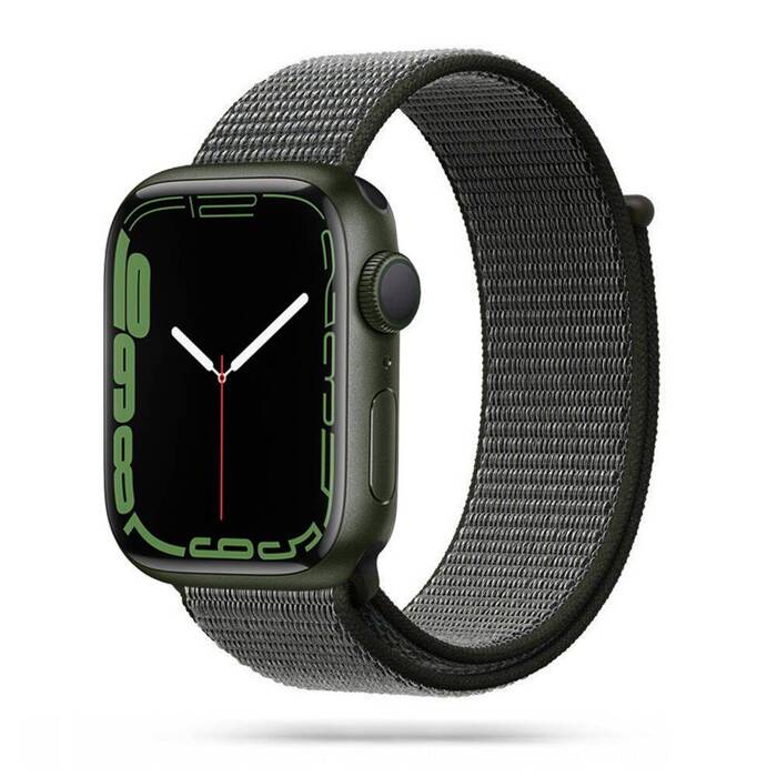 Pasek TECH-PROTECT Nylon Apple Watch 1/2/3/4 (42/44 Mm) Dark Olive Zielony