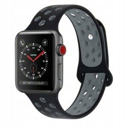 Pasek TECH-PROTECT Softband Apple Watch 1/2/3/4 (42/44 Mm) Black/gray Szary